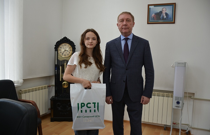 Юная надежда большой науки – Екатерина Сорина посетила Самарский ЦСМ